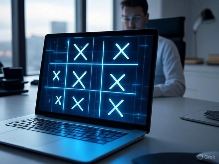 How Our AI Foresees Every Tic-Tac-Toe