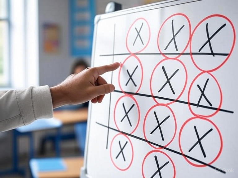Mistakes Players Make in Tic-Tac-Toe